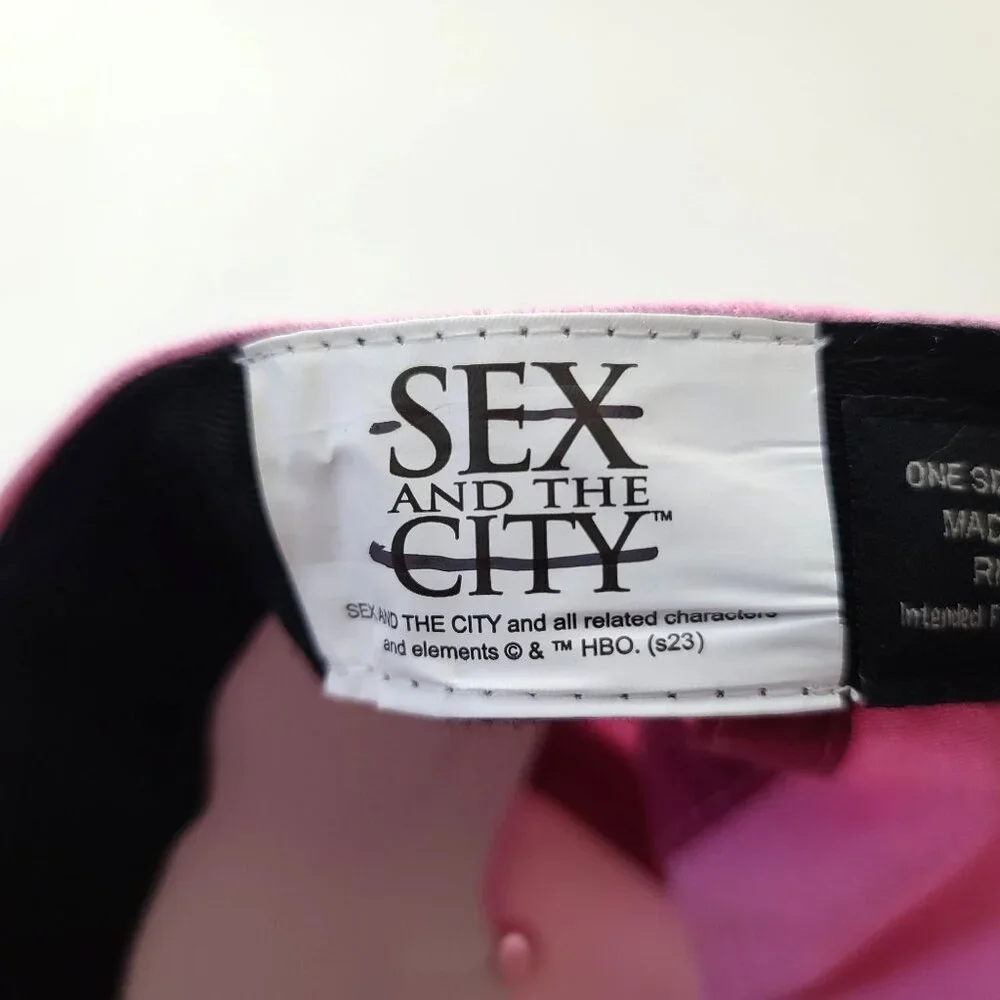 Sex And The City Absof*ckinlutely Hat Cap Pink One Size HBO Movie TV Promo NWOT